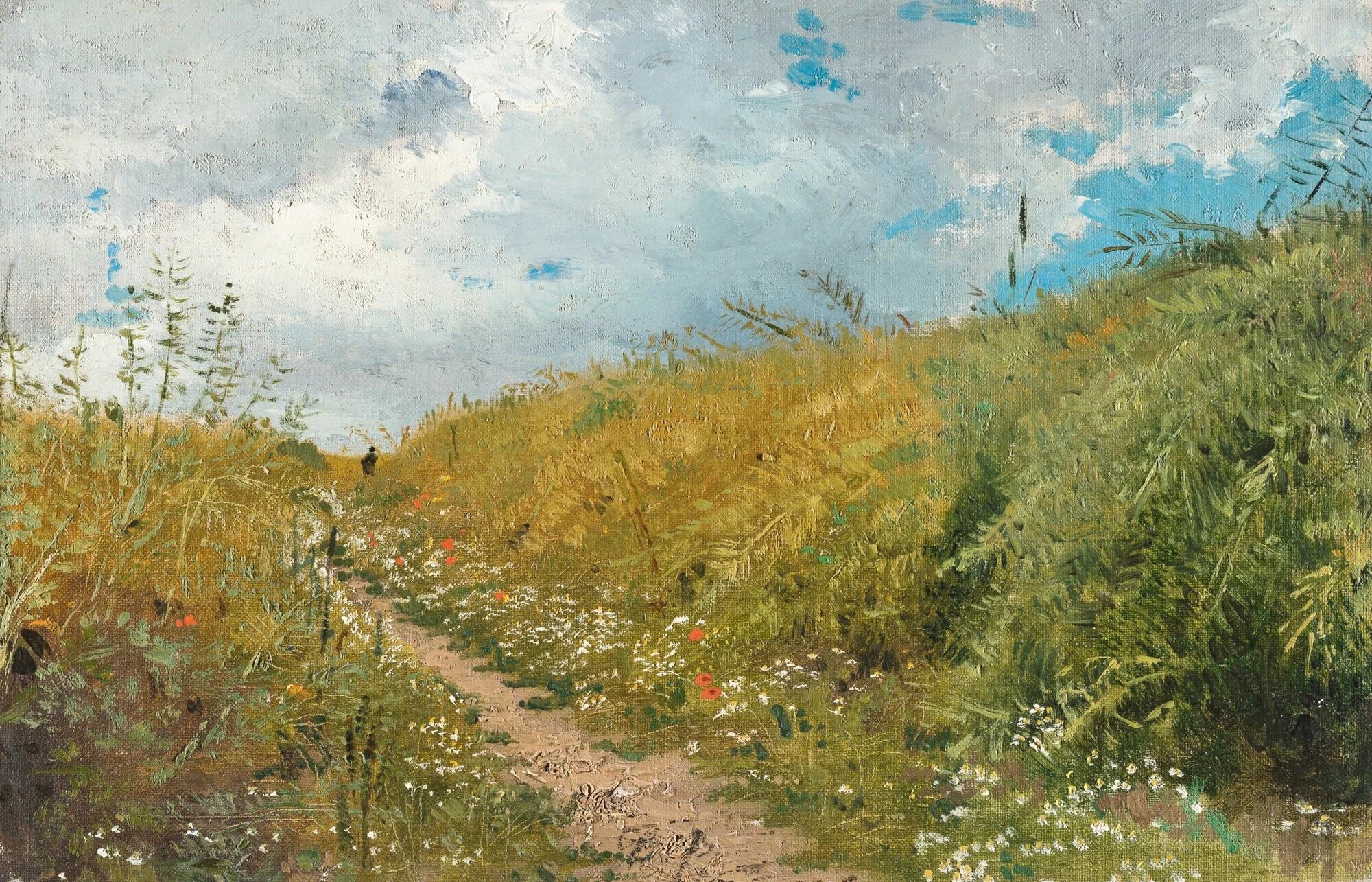 Дорога через узкий проход